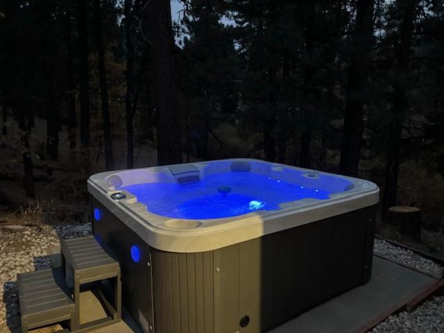Snow Bunny Lodge - Perfect Big Bear Getaway! Deck With A New Hot Tub And Charcoal Barbecue! บิ๊กแบร์เลค ภายนอก รูปภาพ